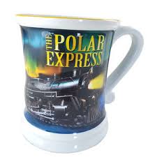Warner Bros. | Dining | Polar Express Hot Chocolate Mugs Cream And Green Set Of 2 | Poshmark