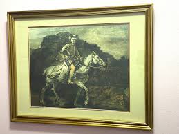 Vintage REMBRANDT HARMENSZ Framed "The Polish Rider" Art ...