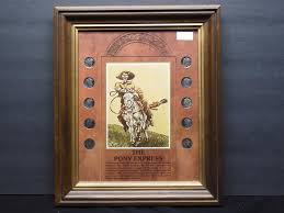 Sold at Auction: Framed - The Pony Express - 10 Mercury ...