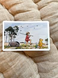 Winnie the Pooh A.A. Milne Vintage Vinyl Stickers - Etsy