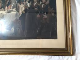 Mid 19th Century Hand Colored Engraving of Washington and his Generals at 1stDibs