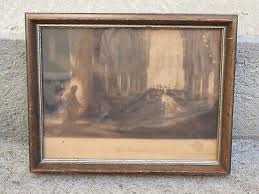 Rare Antique Engraving "THE PRESENCE" Borthwick ...