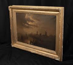 Original Moonlit Landscape by Felix Kreutzer | Buy Fine Art ...