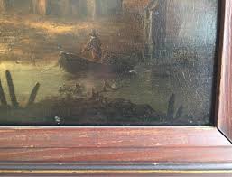 Antique Dutch oil on cradle paintings original Aert Van Der ...