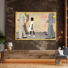 Norman Rockwell, Civil Rights Historic Moment, Little Girl ...