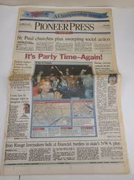 Saint Paul Minnesota Pioneer Press Newspaper Wisconsin ...