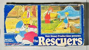 Vintage Walt Disney The Rescuers Board Game Parker Brothers ...