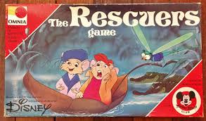 1976 Walt Disney The Rescuers Game by Omnia, England - tomsk3000