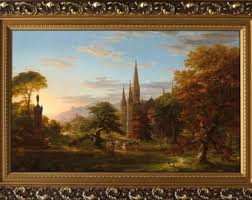 Thomas Cole the Return 1837, 19th Century Masterpiece Painting, High Quality Oil Painting Reproduction - Etsy