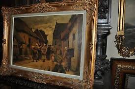 Antique European Village civil drama | eBay