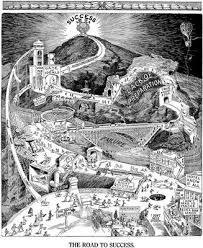 Road To Success Art poster| theposterdepot.com