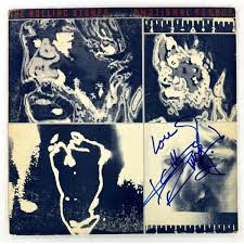 Keith Richards Rolling Stones Signed Autograph Album Record Emotional Rescue BAS
