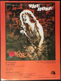 1979 BETTE MIDLER "THE ROSE" MOVIE SHEET MUSIC "THE ROSE ...