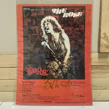 Signed BETTE MIDLER The Rose SHEET MUSIC Score 1979 Film | eBay