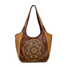Sharla Satchel Autumn Mandala - BeautifulBagsEtc