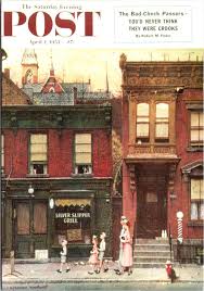 Saturday Evening Post Magazine Cover Walking to Church ...