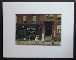 Norman Rockwell "Walking to Church" 8 x 10 Matted Art Print ...