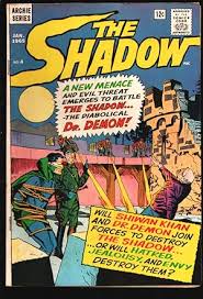 The Shadow #4 1965- Archie-Shadow in super hero costume ...