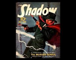 1940's Shadow Detective Pulp Magazine Cover Poster Print - Retro Pulp Magazine Art - Etsy