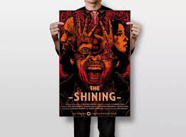 The Shining Movie Classic Horror Drama Print Painting Wall ...