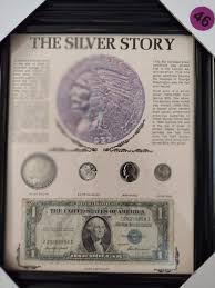 VINTAGE - "THE SILVER STORY" SET in "NEW" SOLID WOOD 8 X 10 ...