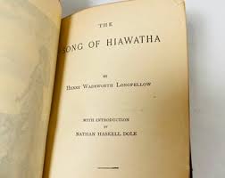 Song of Hiawatha by Henry Wadsworth Longfellow. Vintage Book Circa 1899 Embossed Leather Cover Antique Gift. Poor Condition, Complete - Etsy