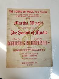 Vintage 1959 Sheet Music - The Sound of Music / Martha ...