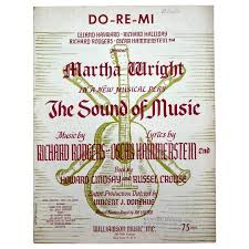 Vtg 1959 Williamson Sonrisas y Lágrimas Partitura Do-Re-Mi ...