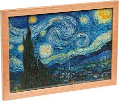 Double Sided Wooden Jigsaw Puzzle Frame - Oak