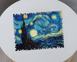 Jigsaw Puzzle the Starry Night by Vincent Van Gogh, Fine Art ...
