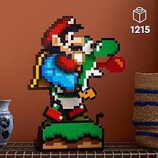 LEGO Super Mario Super Mario World: Mario & Yoshi Nintendo Collectible Set, Pixeled Figures, Gift for Adult Fans, Playful Display Model, Fun Room Decor 71438 : Toys & Games - Amazon.com