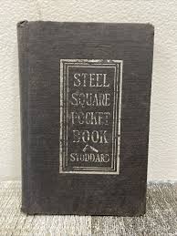 Steel Square Pocket Book by Dwight L. Stoddard 1912 * Loose ...