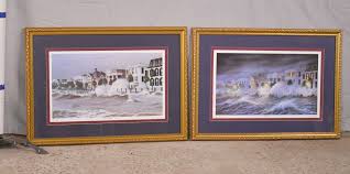 Pair of framed Charleston scene prints by Jim Booth; 13808 ...
