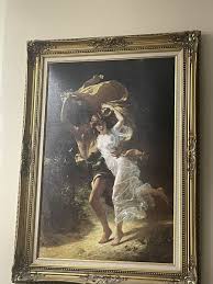 The Storm by Pierre Auguste Cot Oil Painting 44 cm 1/4 inch length 33 cm width | eBay