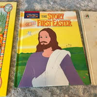 Easter books vintage religious Christian set | Mercari