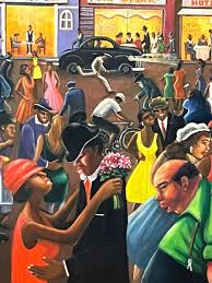 Amazing Archibald J. Motley. oil on canvas. | eBay