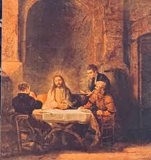 Vintage Rembrandt Postcard: Pilgrims at Emmaus, Louvre Museum, CH41G - Etsy