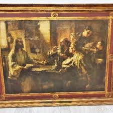 cuadro religioso ultima cena - Buy Other antique religious paintings on todocoleccion