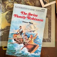 The Swiss Family Robinson | by Johann Wyss, Baronet Paperback 1983, Illustrated by Brendan Lynch | Vintage Children Fantasy Adventure Book - Etsy