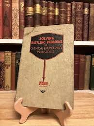 Rare! Solving Baffling Problems In Chemical Engineering Industries 1927 PB | eBay