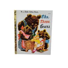 vintage 1994 little golden book, The Three Bears, mint ...