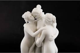 the Three Graces Statue- Daughters of Zeus Greek Sculpture ...