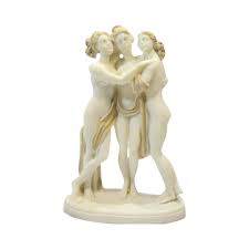 The Three Graces Statue Replica Mini Sculpture by Canova ...
