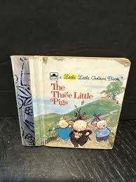 Little Golden Book 3” Mini Three Little Pigs Hardees Edition Fair Condition | eBay