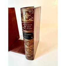 Pair of Leather Bound Bookends with Sliding Plate and Velvet ...