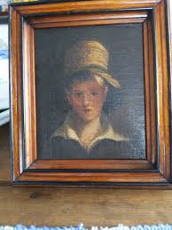 BOY WITH TORN HAT" VINTAGE Oil Painting. Very early copy?PORTRAIT BY T. SULLY | eBay