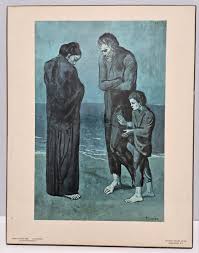 Picasso 'The Tragedy' National Gallery Of Art Print On Board ...