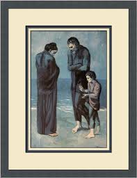 Pablo Picasso Poor People on the Seashore Custom Framed ...