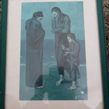 Art | Picasso Original Print Of The Tragedy | Poshmark