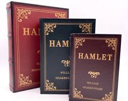 Hamlet. Decorative Vintage Style Wood Book Box - Fake Book ...